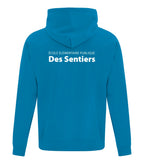 SWEAT-SHIRT À CAPUCHE EN POLAIRE POUR ENFANTS - LOGO FENDU DEVANT/ARRIÈRE