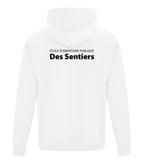 SWEAT À CAPUCHE EN POLAIRE - LOGO FENDU DEVANT/ARRIÈRE