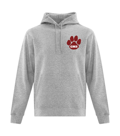 UNISEX FLEECE HOODED SWEATSHIRT - PAW SPLIT