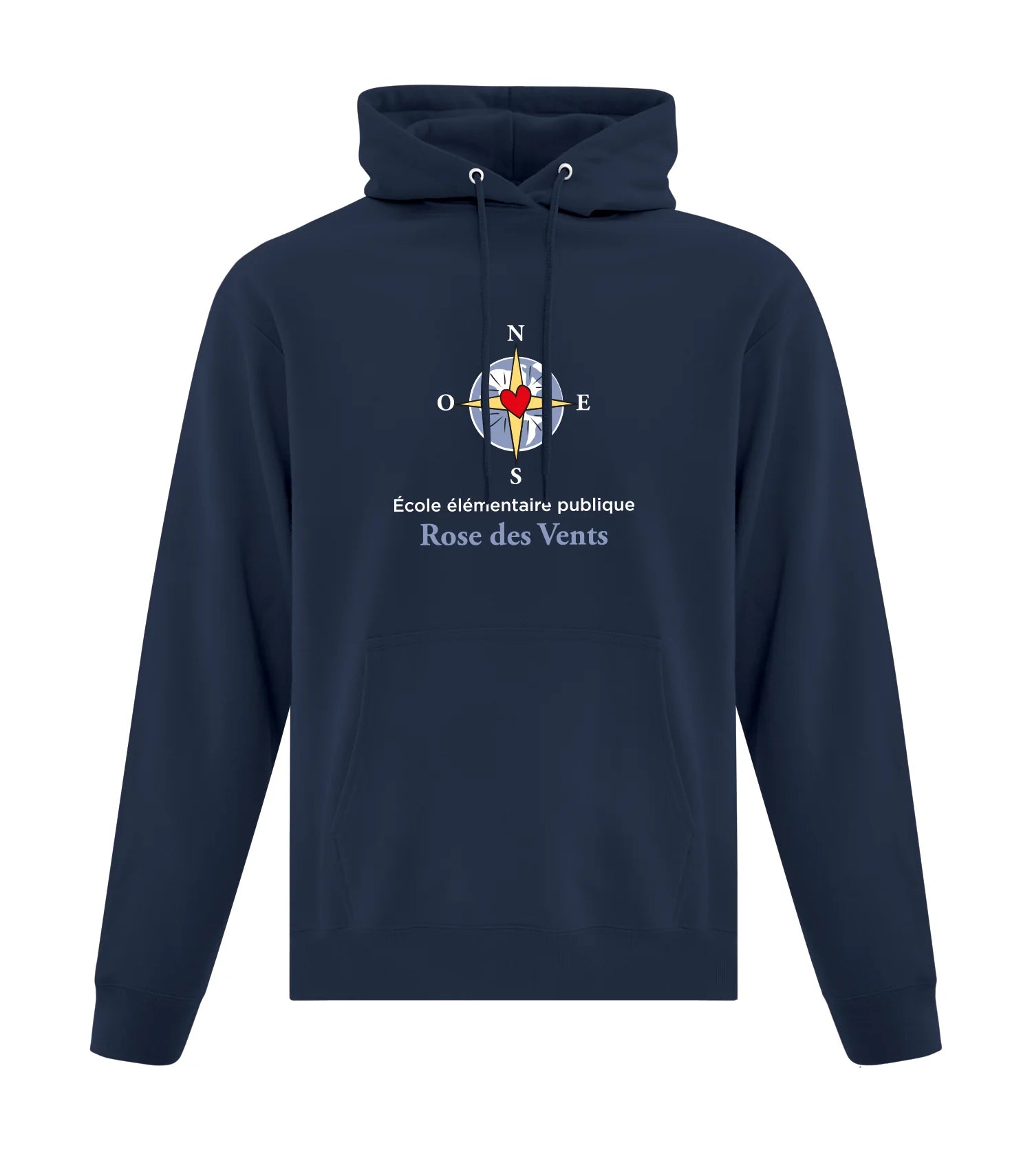 Unisex 50/50 Fleece Hooded Sweatshirt