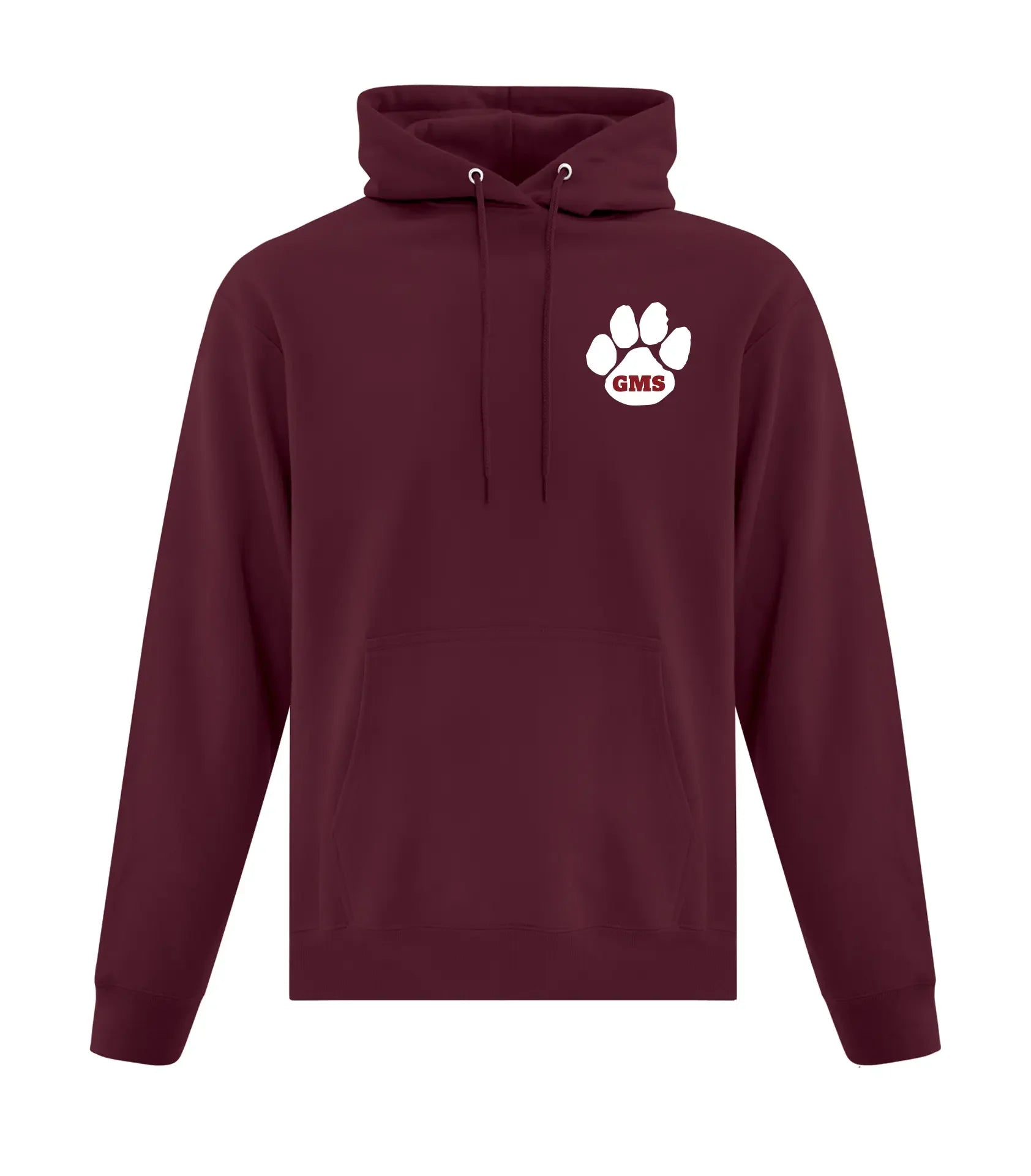 UNISEX FLEECE HOODED SWEATSHIRT - PAW SPLIT