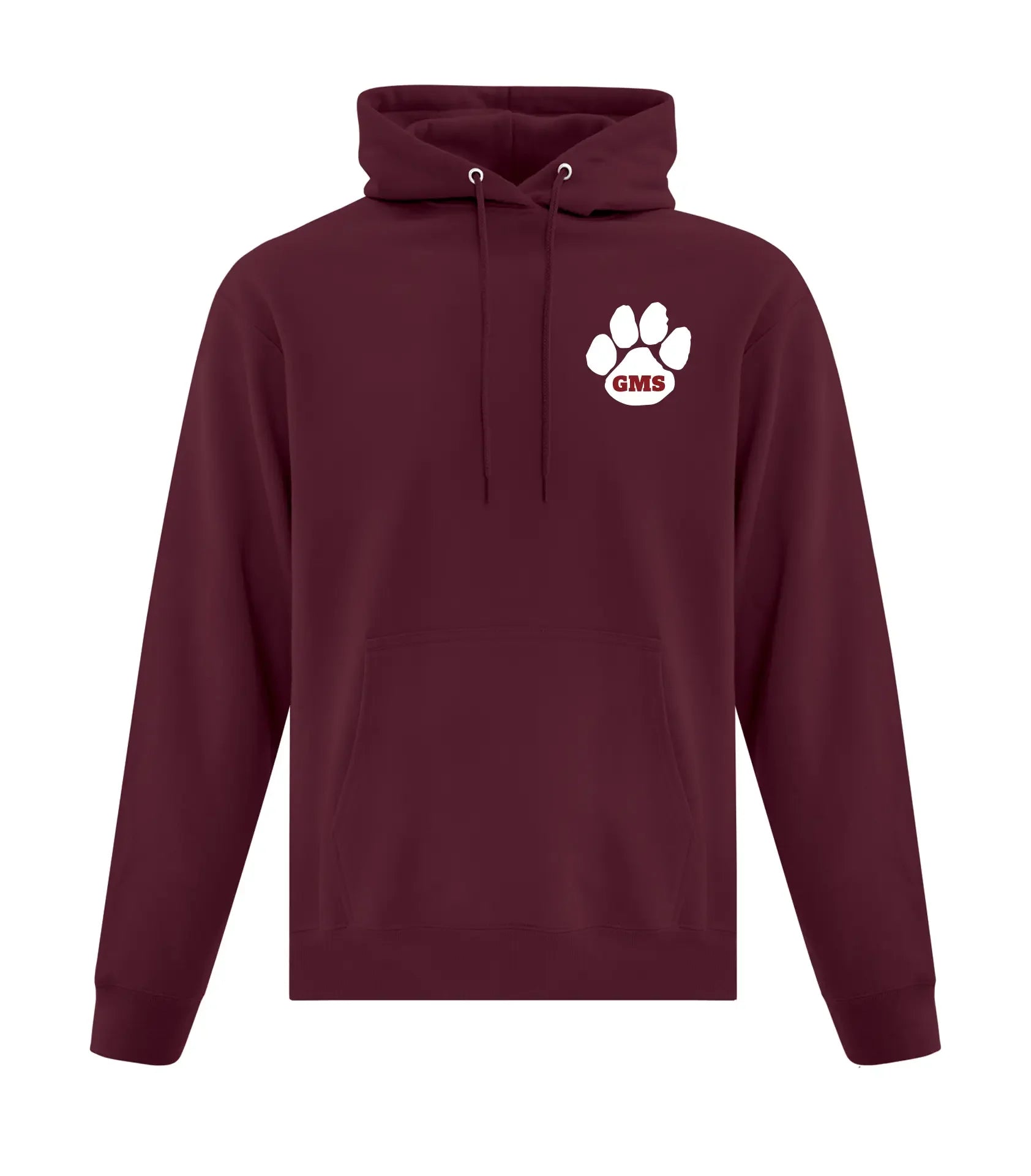 YOUTH FLEECE HOODED SWEATSHIRT - PAW SPLIT