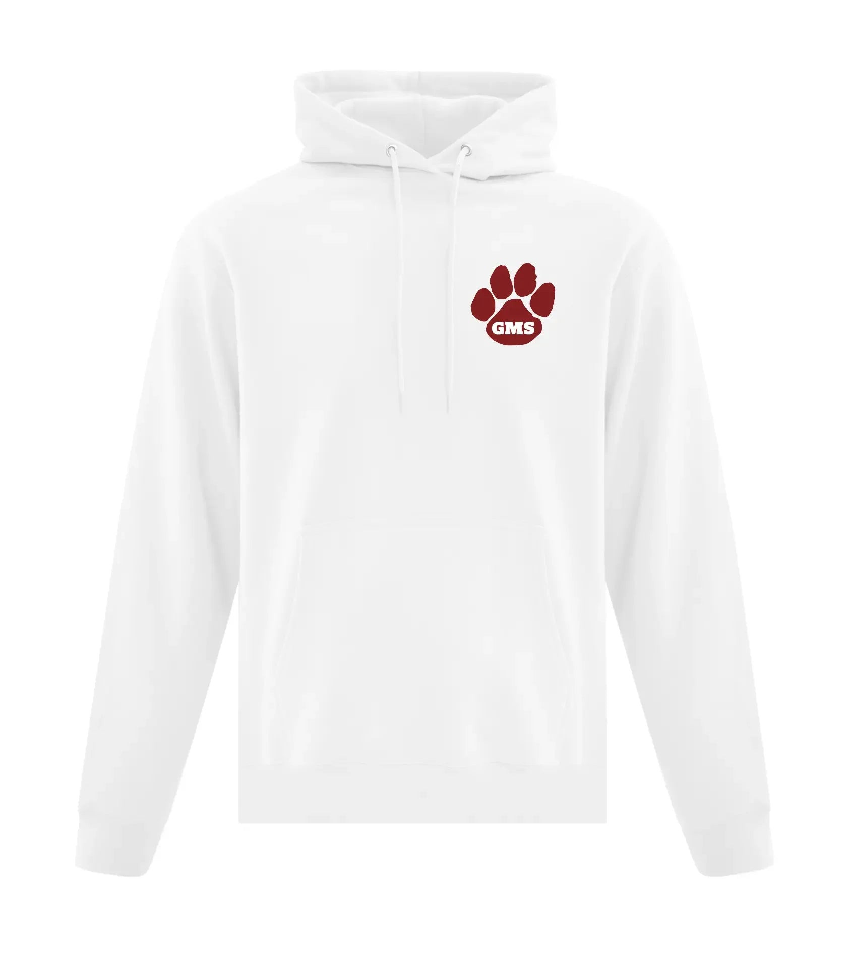 UNISEX FLEECE HOODED SWEATSHIRT - PAW SPLIT