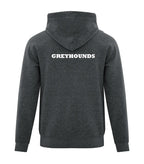 SWEAT-SHIRT À CAPUCHE POLAIRE UNISEXE AVEC FERMETURE ÉCLAIR INTÉGRALE - MOTIF PATTE