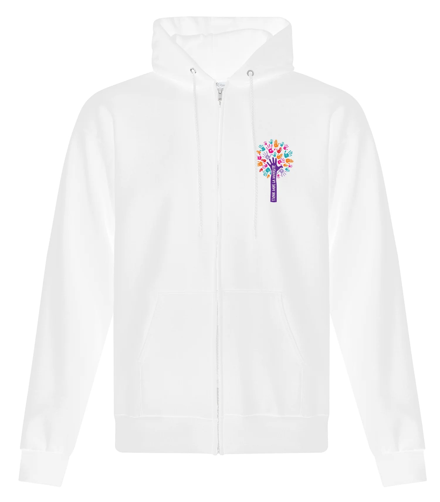 SWEAT-SHIRT À CAPUCHE FERMÉ EN POLAIRE