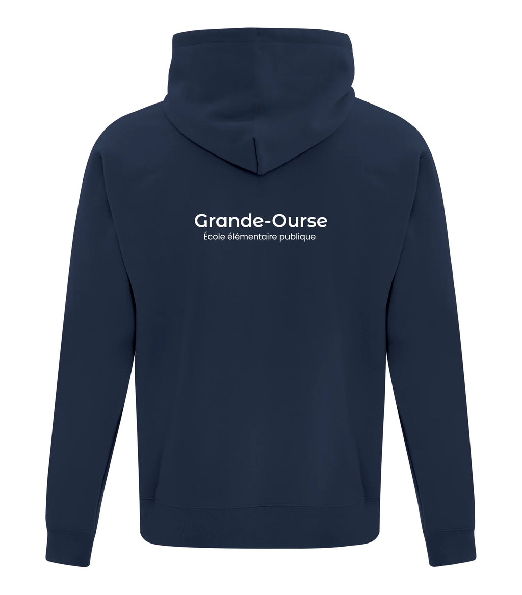 FLEECE FULL ZIP HOODED SWEATSHIRT