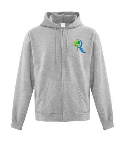 Fleece Full Zip Hooded Youth Sweatshirt