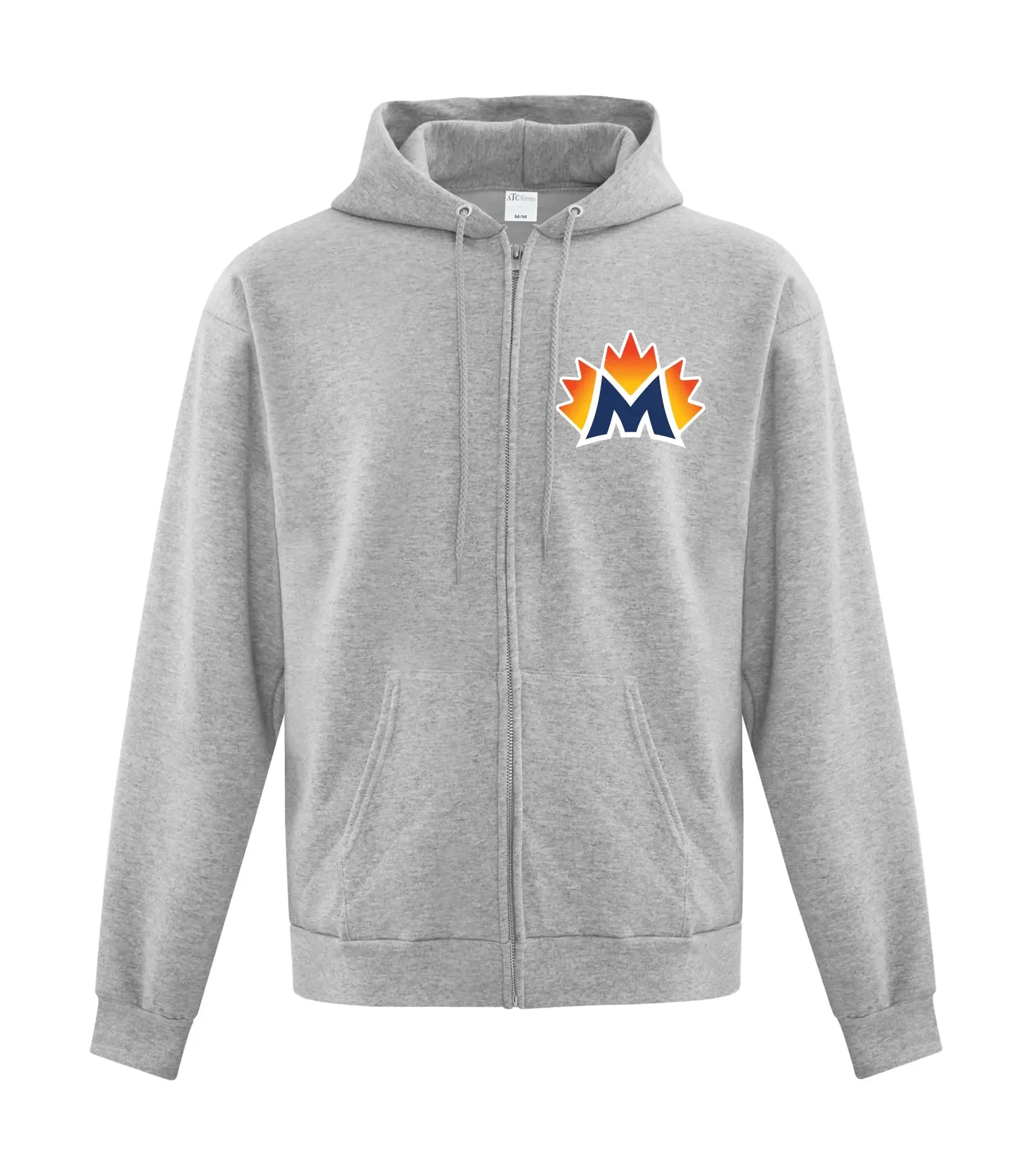 Sweat-shirt à capuche zippé en polaire pour jeunes