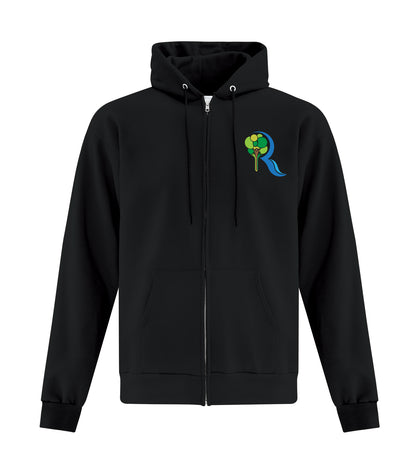 Fleece Full Zip Hooded Youth Sweatshirt