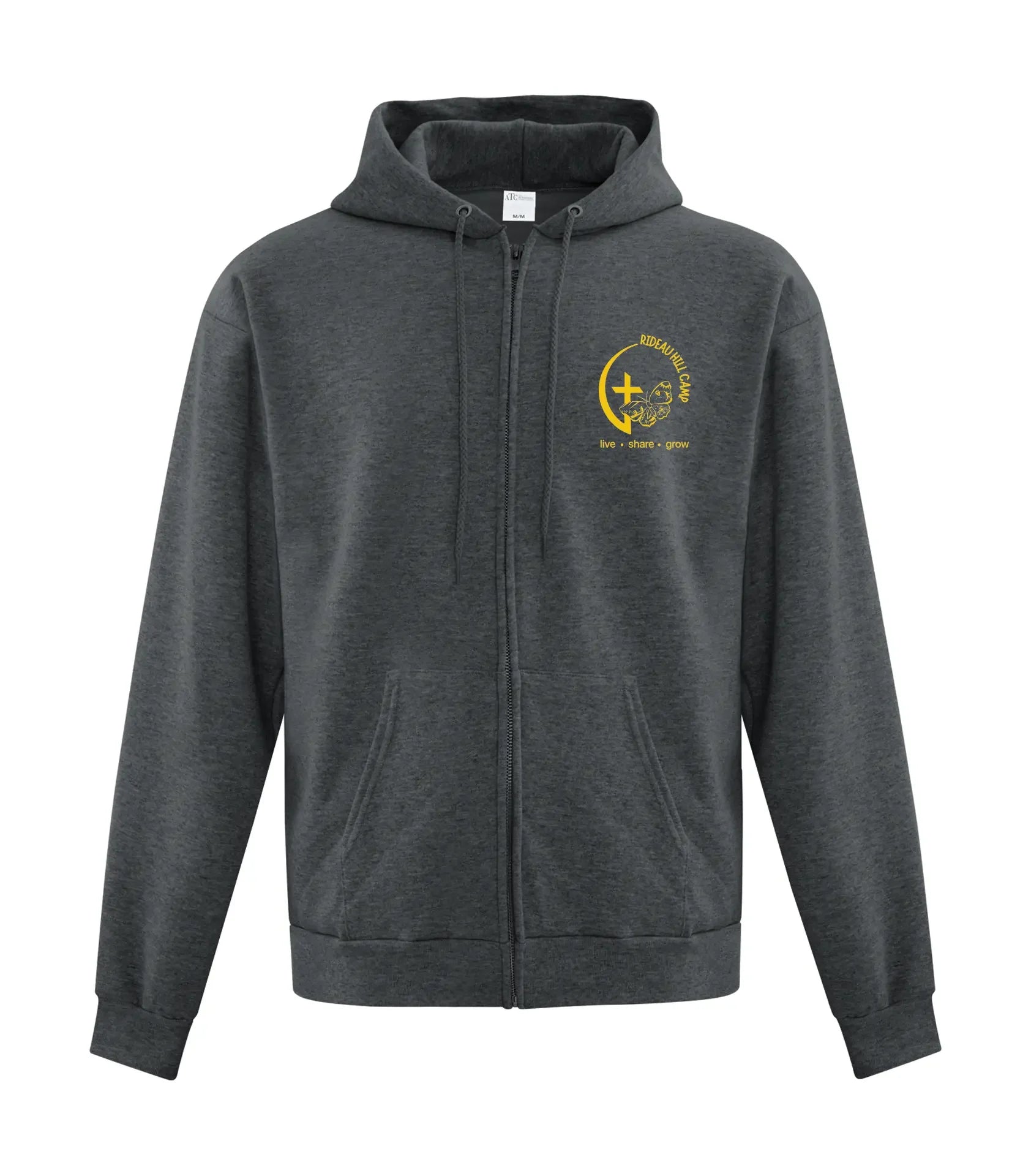 Sweat-shirt à capuche zippé pour jeunes