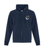 FLEECE FULL ZIP HOODED YOUTH SWEATSHIRT