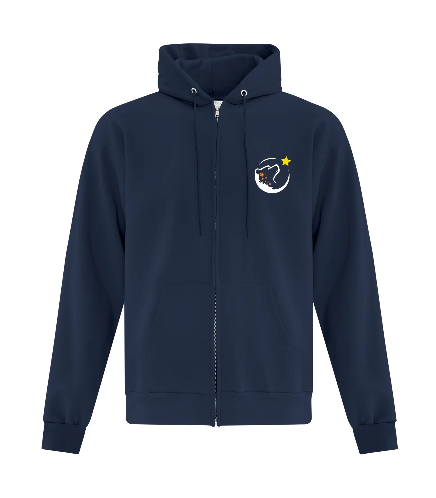 FLEECE FULL ZIP HOODED YOUTH SWEATSHIRT