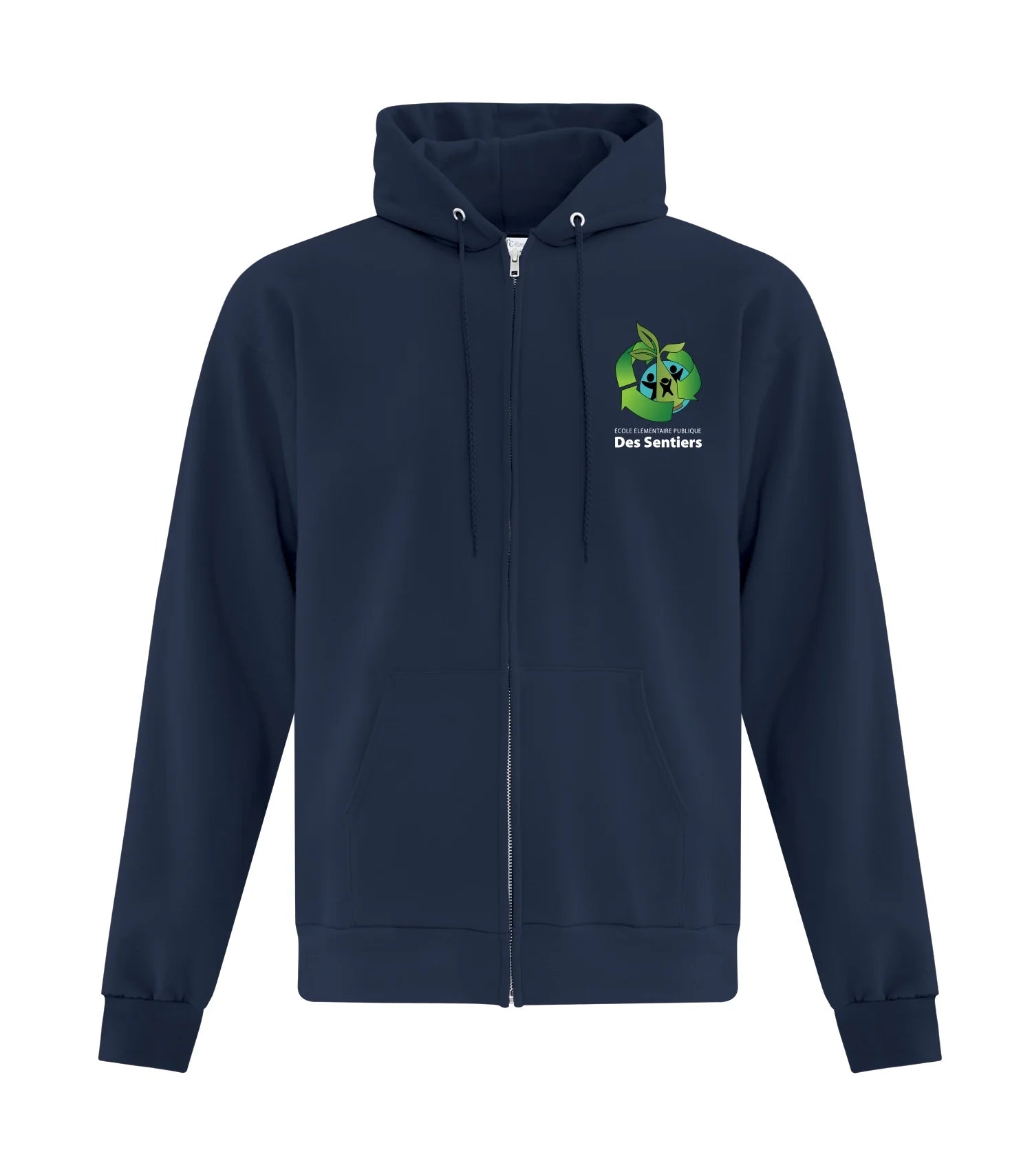 Fleece Full Zip Hooded Sweatshirt