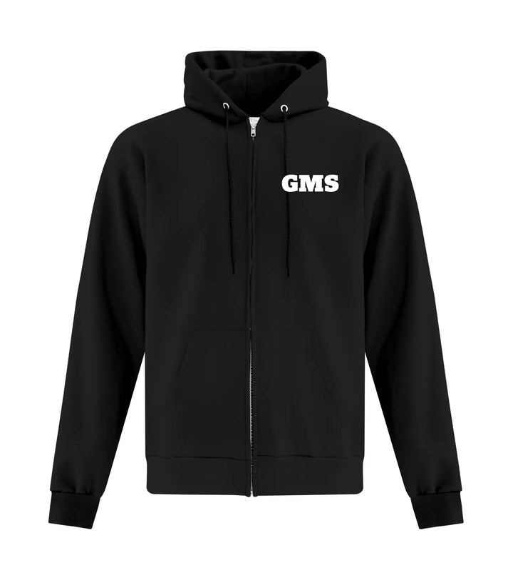 YOUTH FLEECE FULL ZIP HOODED SWEATSHIRT - GMS