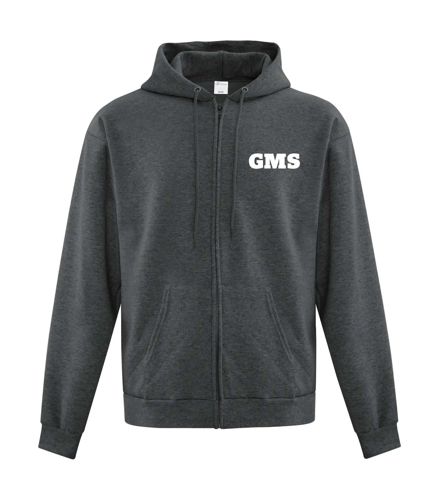 YOUTH FLEECE FULL ZIP HOODED SWEATSHIRT - GMS