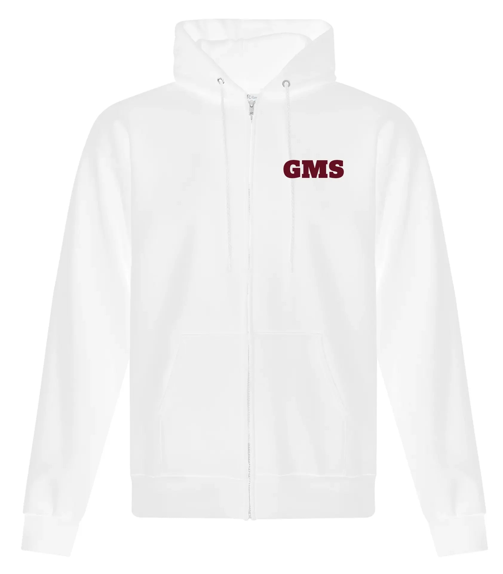 UNISEX FLEECE FULL ZIP HOODED SWEATSHIRT - GMS