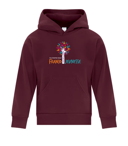 FLEECE HOODED YOUTH SWEATSHIRT