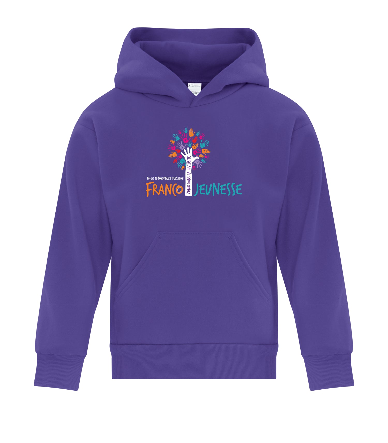 FLEECE HOODED YOUTH SWEATSHIRT