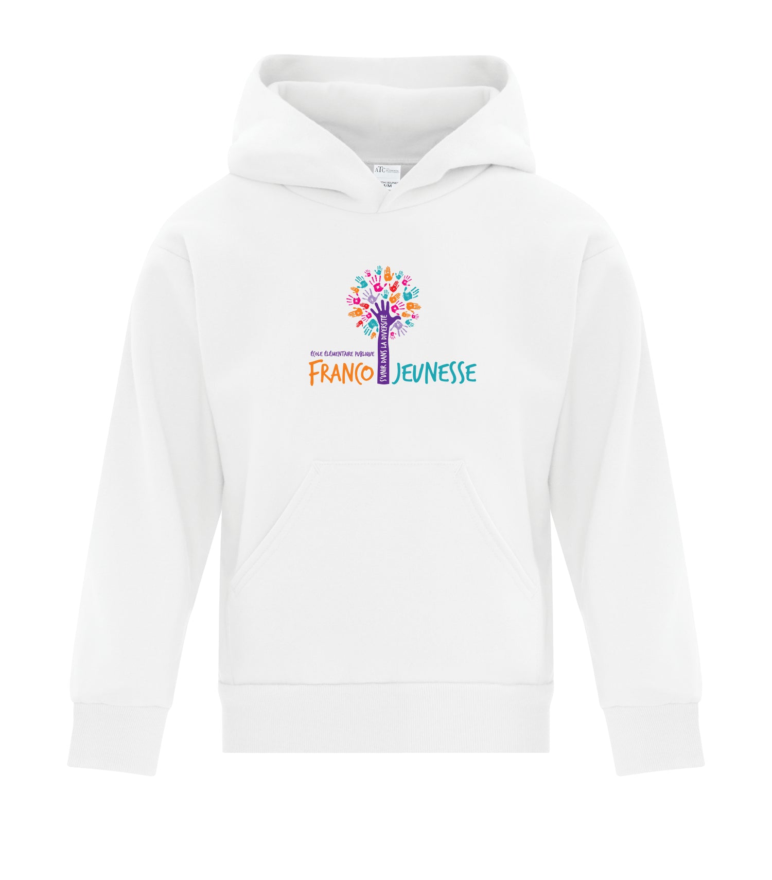 FLEECE HOODED YOUTH SWEATSHIRT