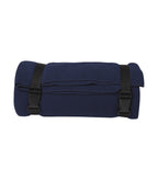 Embroidered Fleece blanket with carry strap