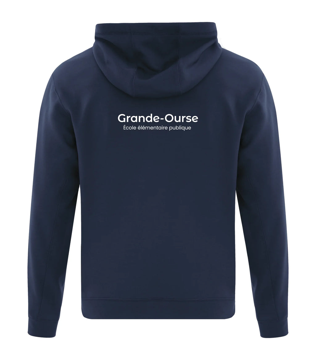 POLYFLEECE FULL ZIP HOODED SWEATSHIRT