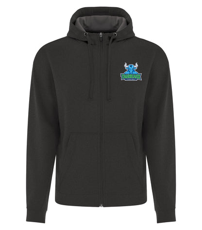 POLYFLEECE FULL ZIP HOODED SWEATSHIRT - HIGH SCHOOL