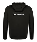 SWEAT À CAPUCHE EN POLYPOLAIRE - LOGO FIXE AVANT/ARRIÈRE