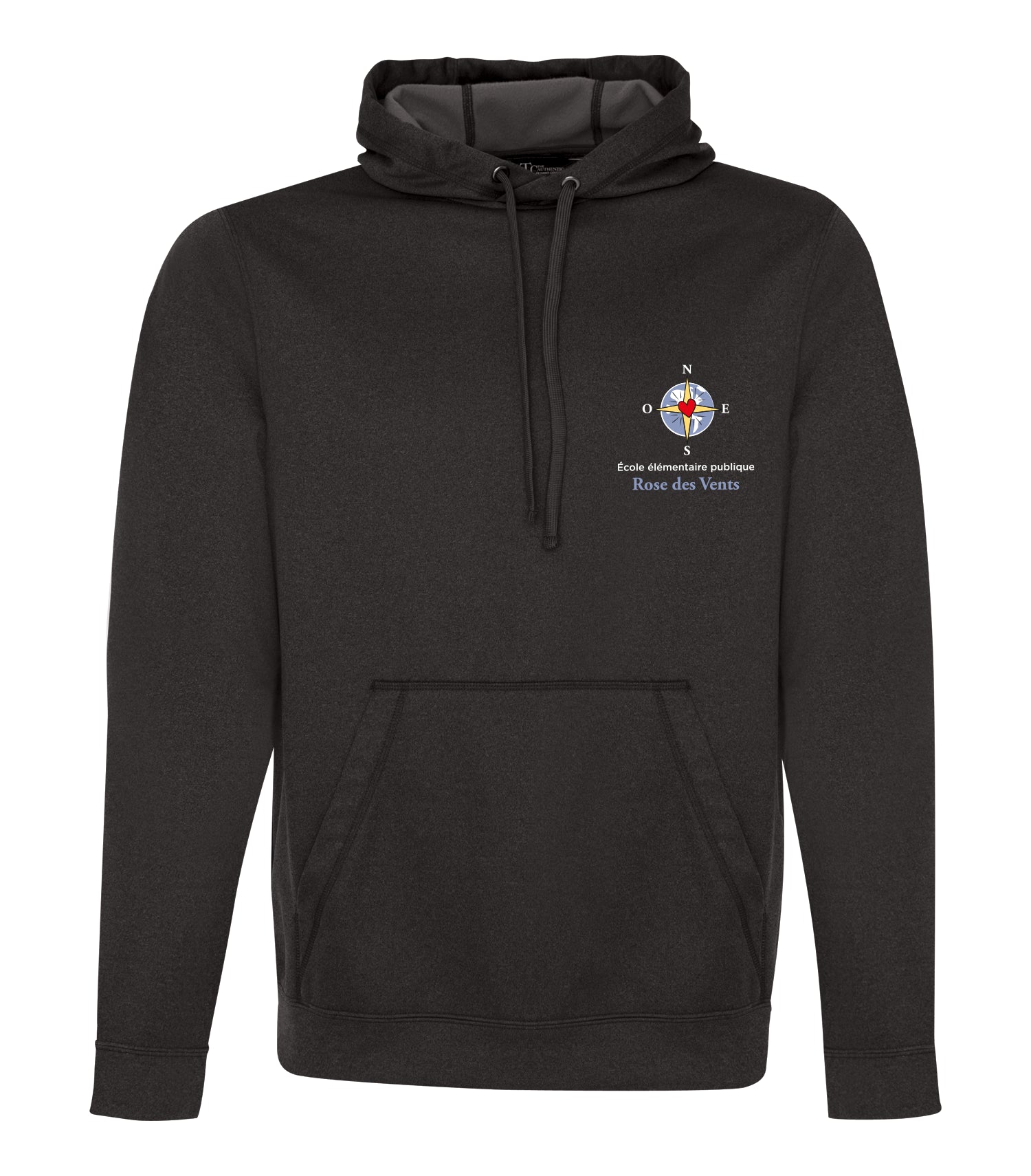 Youth Polyester Fleece Hooded Sweatshirt