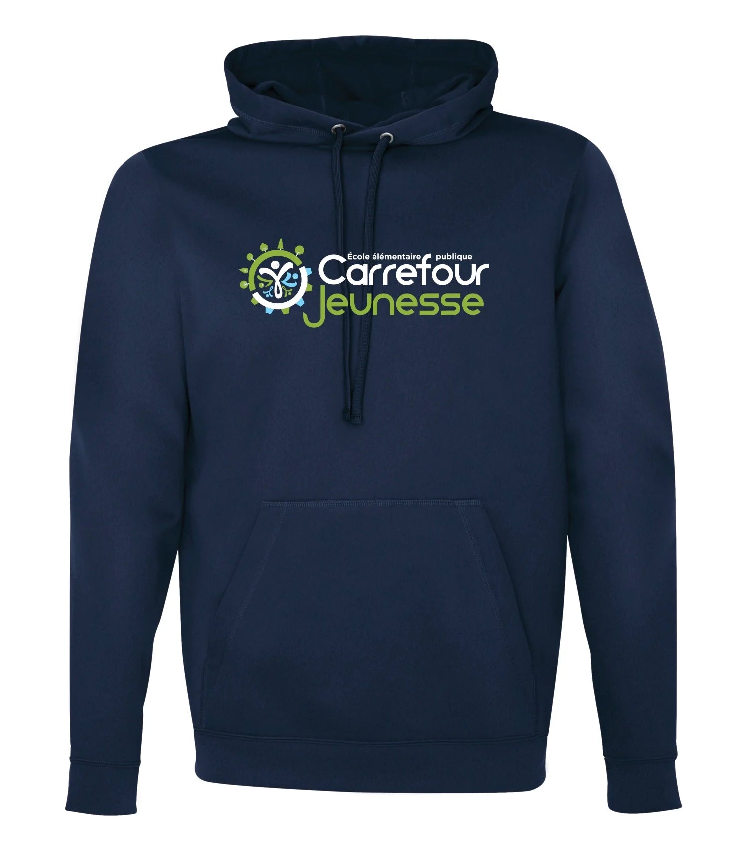 Youth Polyester Fleece Hooded Sweatshirt