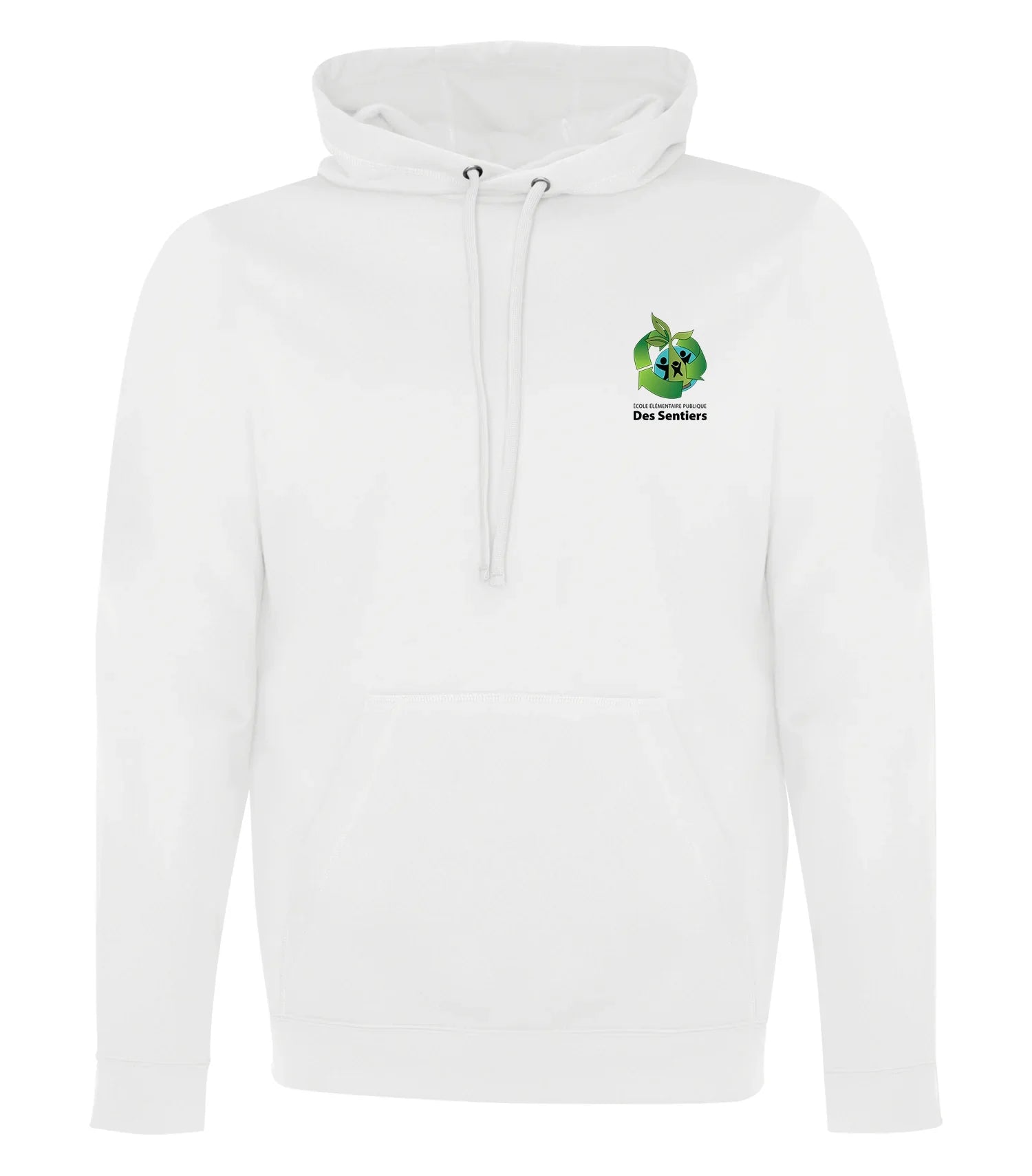 POLYFLEECE HOODED SWEATSHIRT - LEFT CHEST LOGO