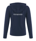 POLYFLEECE FULL ZIP HOODED LADIES' SWEATSHIRT