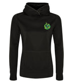 SWEAT-SHIRT À CAPUCHE EN POLYPOLAIRE POUR FEMME - LOGO FENDU DEVANT/DOS