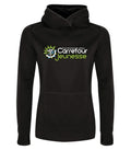 Ladies Polyester Fleece Hooded Sweatshirt