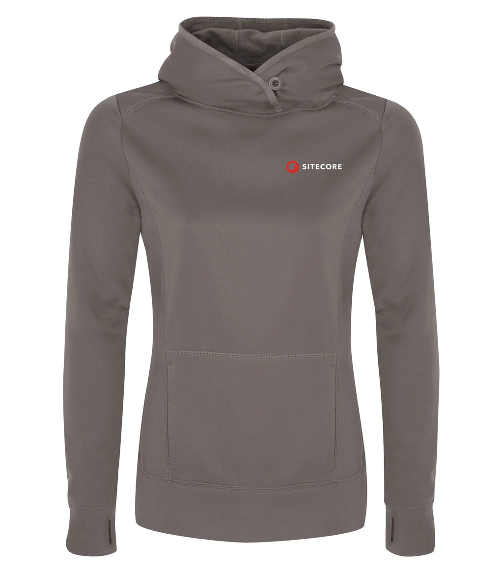 Ladies' Polyfleece Hooded Sweatshirt