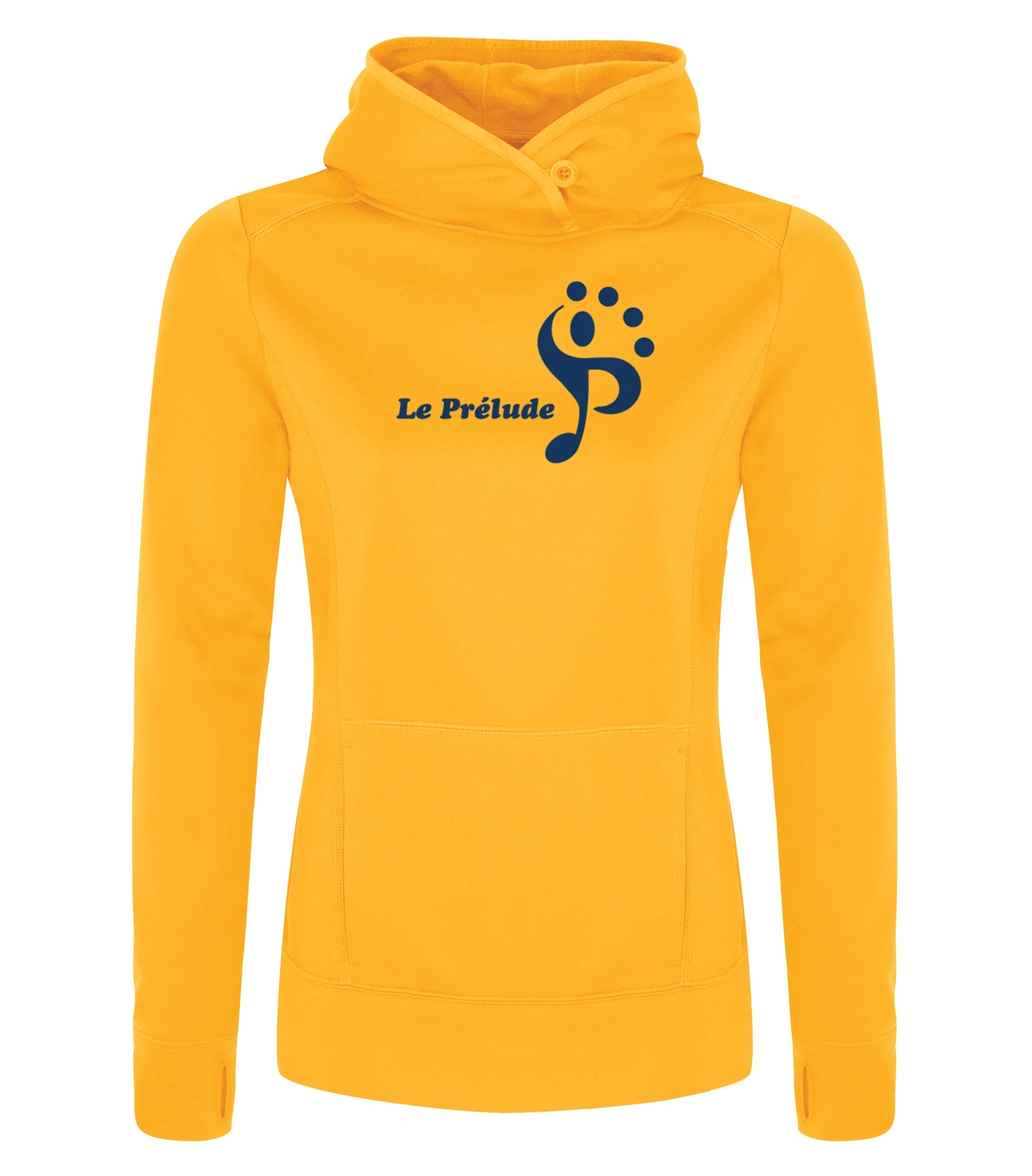 Sweat-shirt à capuche en polaire pour femme