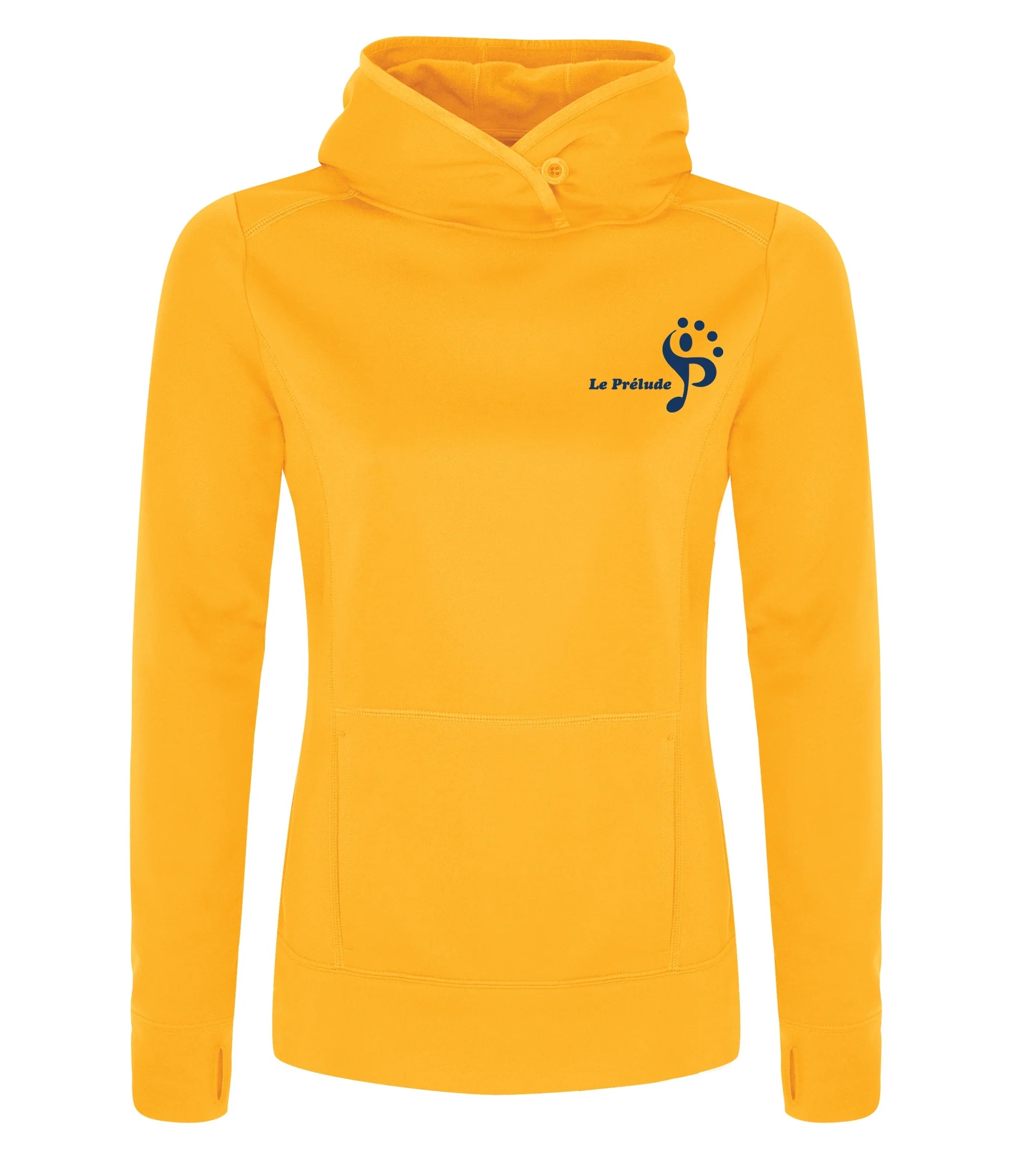 Sweat-shirt à capuche en polaire pour femme