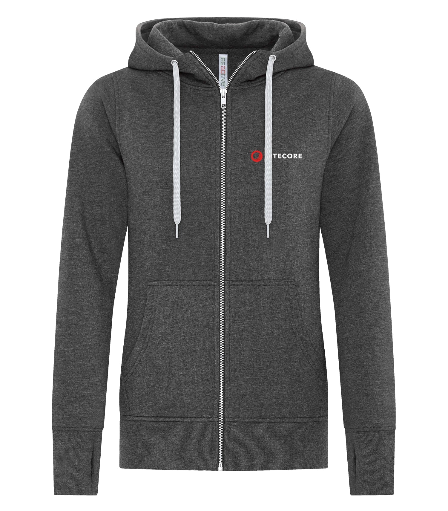 Sweat à capuche zippé pour femme