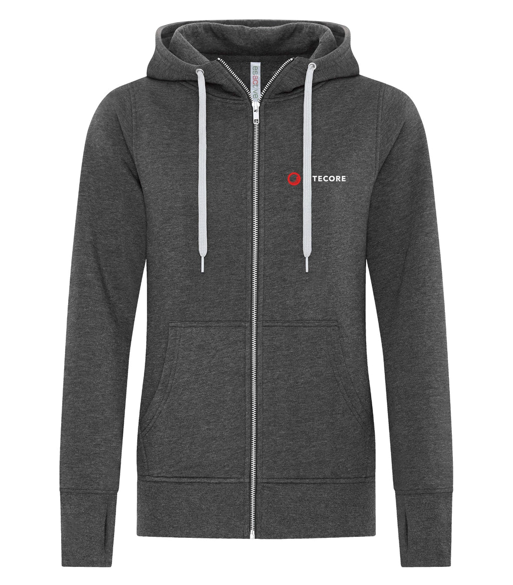 Ladies' Full Zip Hooded Sweatshirt