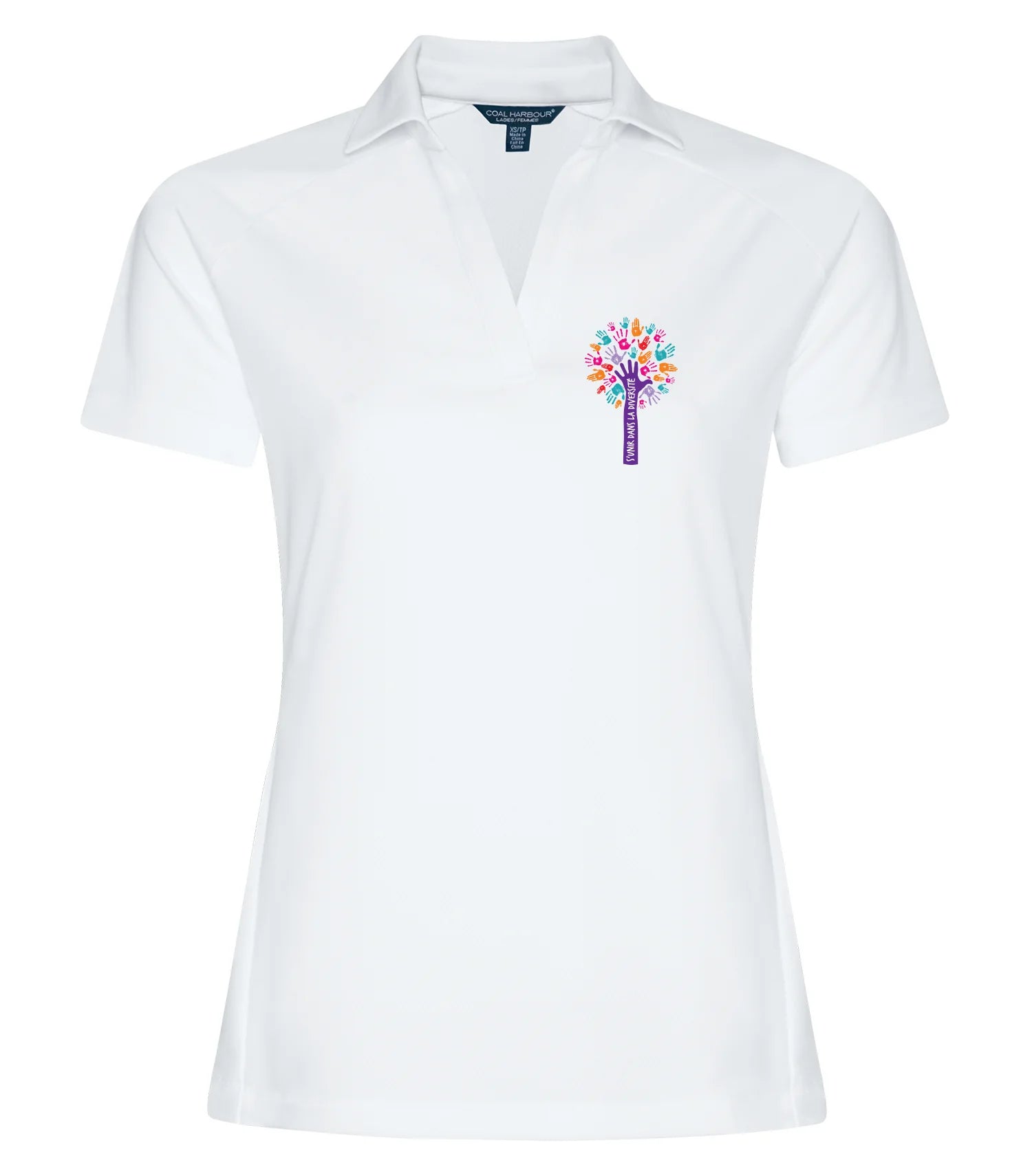 T-SHIRT DE SPORT POUR FEMME EN MAILLE TECHNIQUE RÉSISTANT AUX ACROCHEMENTS