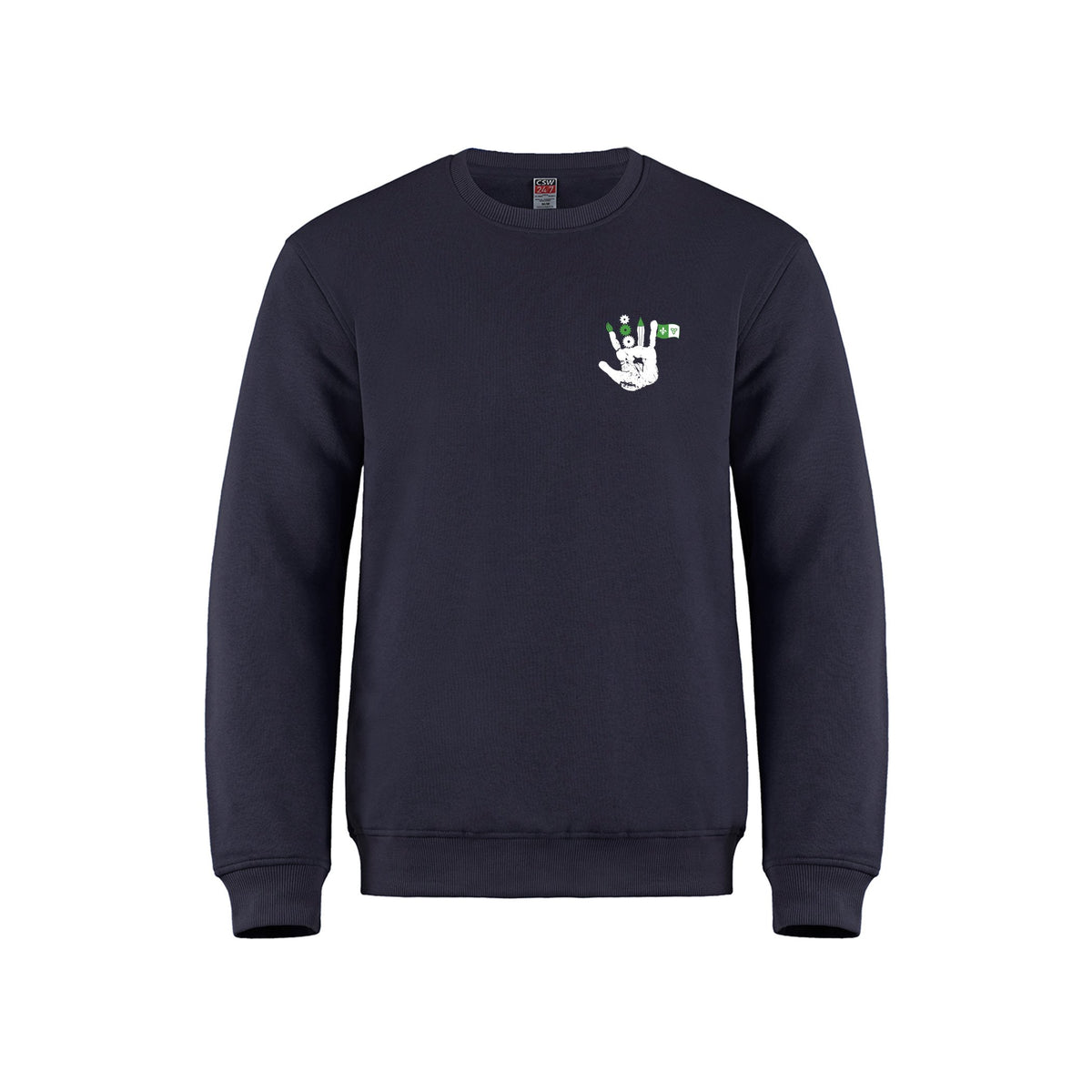School Logo · Front · Navy