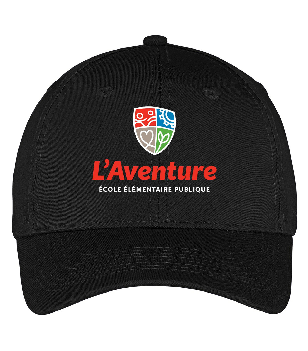 School Logo · Front · Black