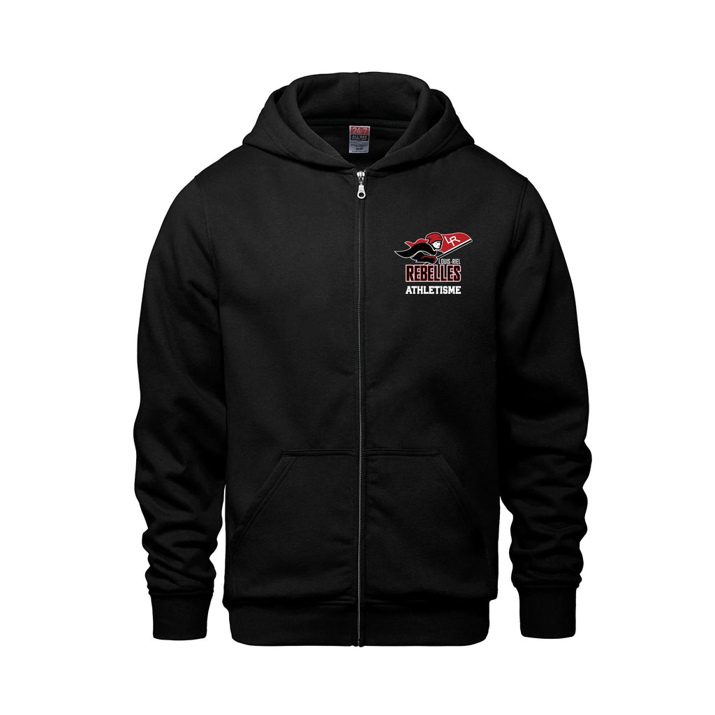 School Logo · Front · Black