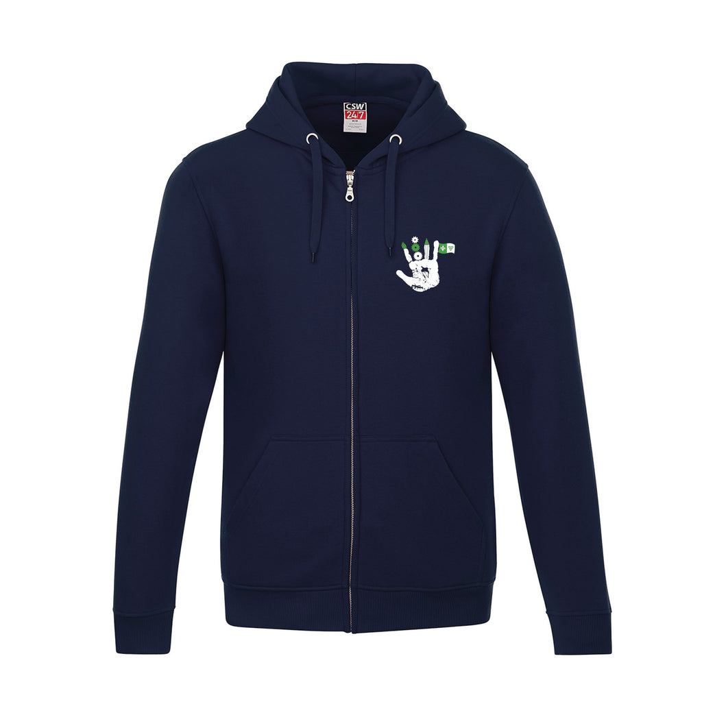 School Logo · Front · Navy