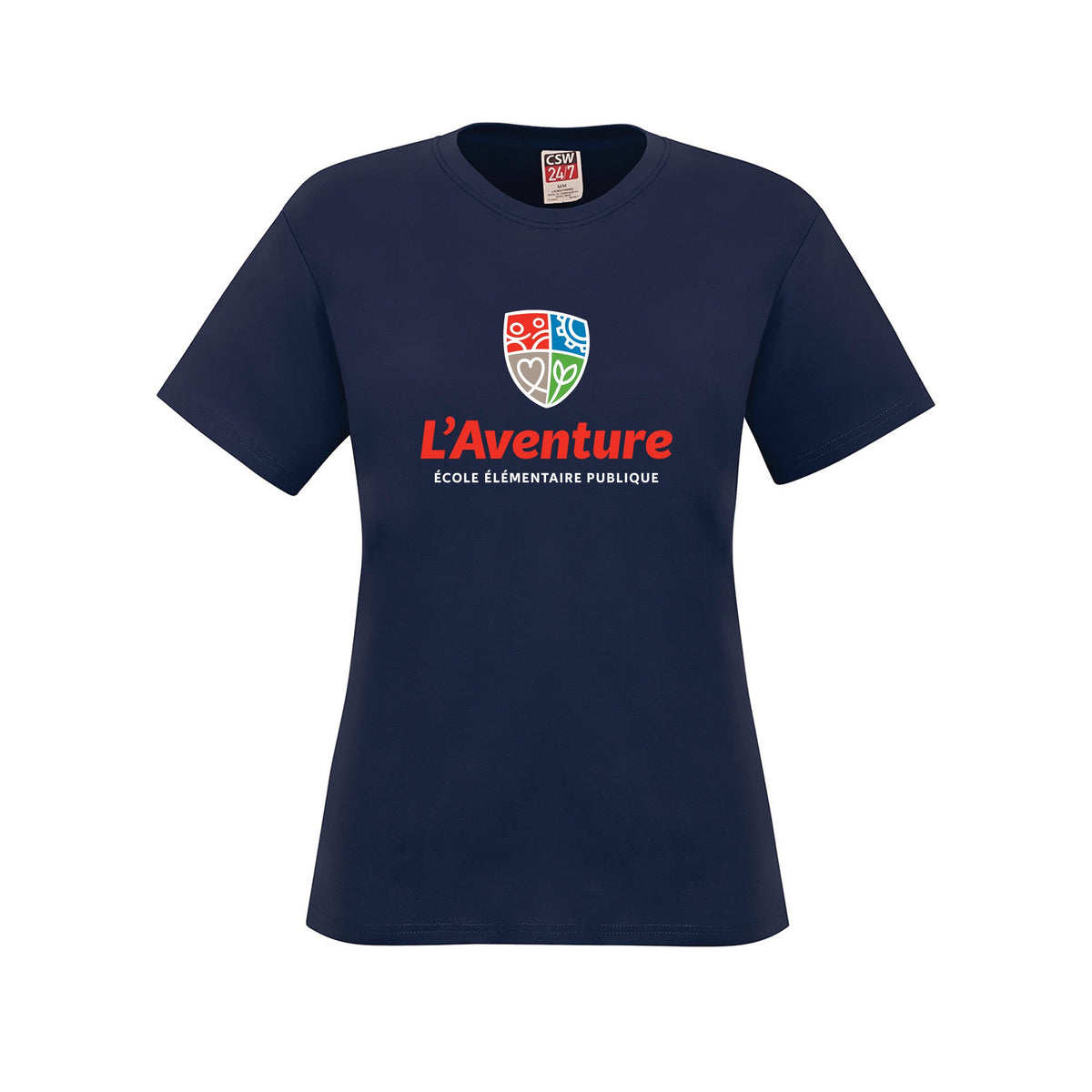 School Logo · Front · Navy