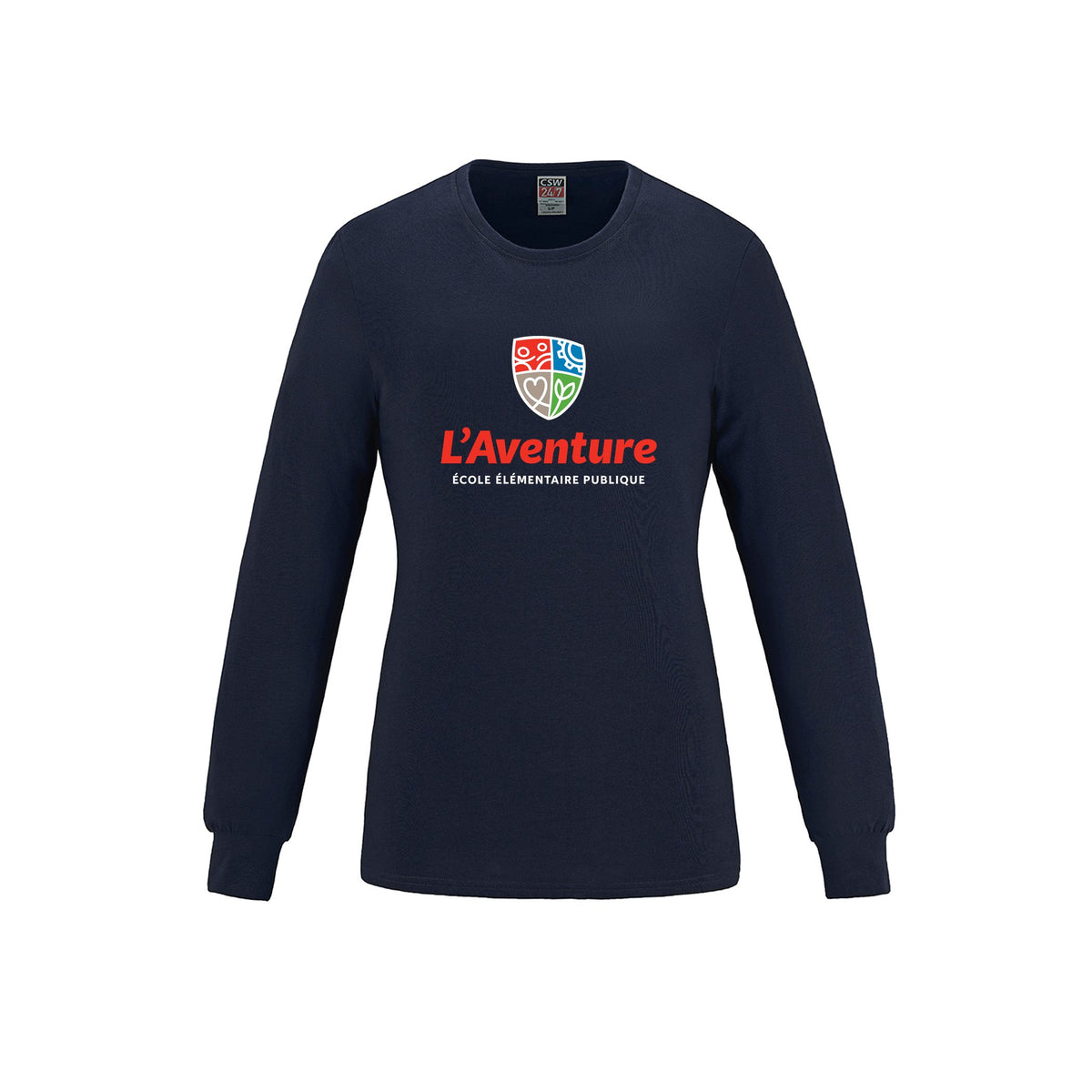 School Logo · Front · Navy