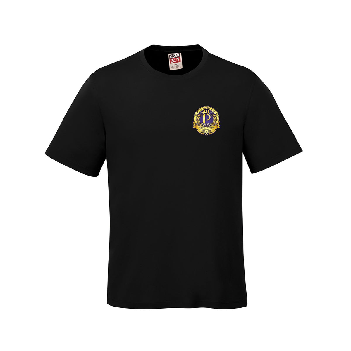 Anniversary Logo · Front · Black