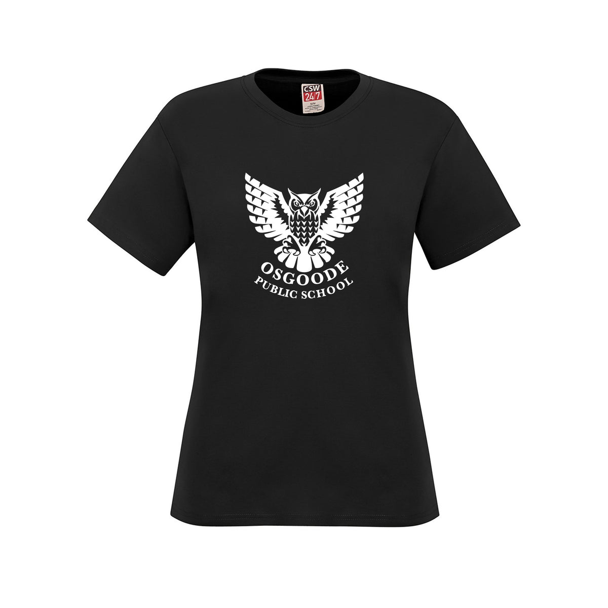 School Logo · Front · Black
