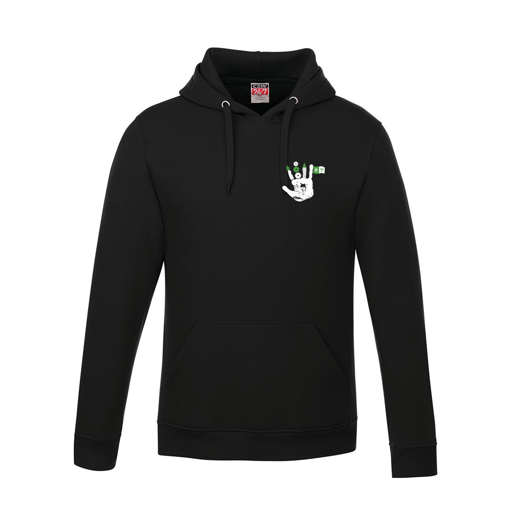 School Logo · Front · Black