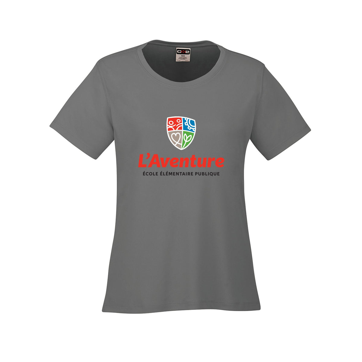 School Logo · Front · Grey