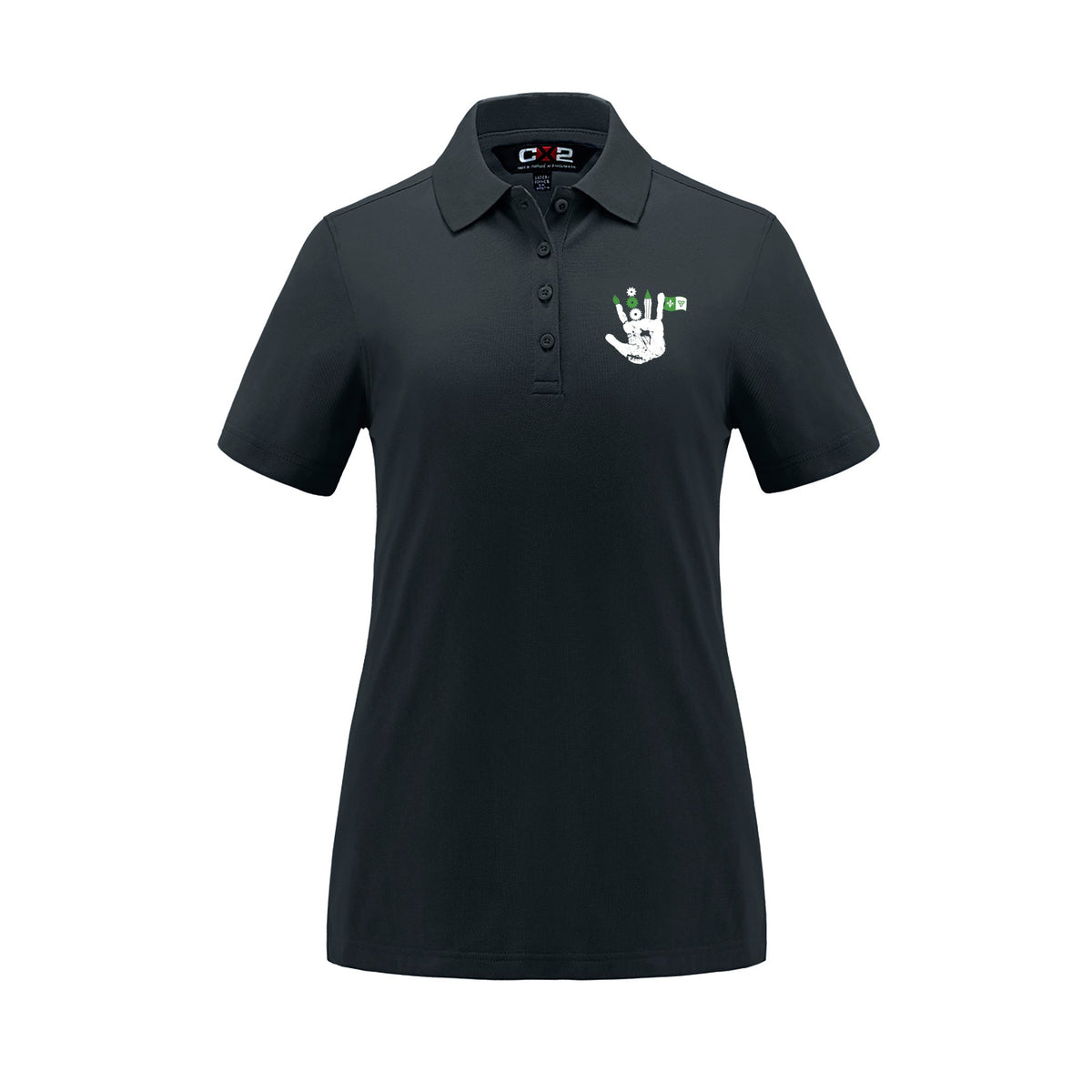 School Logo · Front · Black
